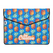 Personalizowana torba na laptopa / dokumenty RPET - czarny