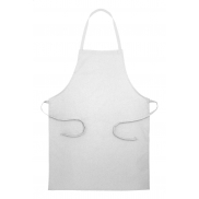 Fartuch z bawełny z recyklingu - biały