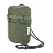 Torba na ramię z recyklingowanego płótna - zielony