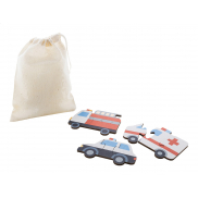 Gra logiczna, pojazdy - wielokolorowy