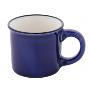 Mini kubek vintage - niebieski