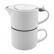 Zestaw do herbaty - biały