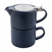 Zestaw do herbaty - ciemno niebieski