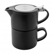 Zestaw do herbaty - czarny