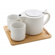 Zestaw do herbaty - biały