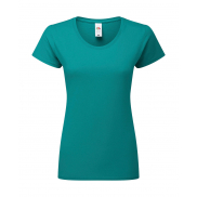 Ladies' Iconic 195 Ringspun Premium T - ocean teal