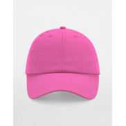 Junior Low Profile 6 Panel Dad Cap - true pink