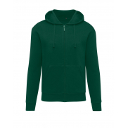Męska bluza na zamek z kapturem Originals Hooded - bottle green