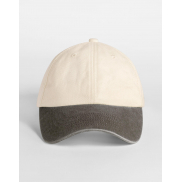 Contrast Peak Low Profile Vintage Cap - natural/vintage brown