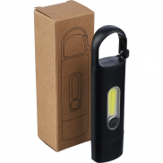 Brelok do kluczy, mini latarka - czarny