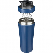 Butelka sportowa 750 ml, shaker - błękitny