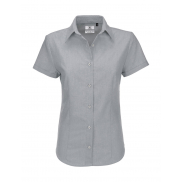 Bluzka Oxford z krótkimi rękawami - silver moon