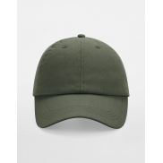Czapka typu dad 6-panelowa niski profil Junior - olive green