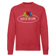 Bluza Vintage z logo Fruit (duże) - white