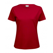 Damski T-Shirt Interlock - red