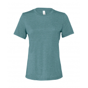 Damska Koszulka Relaxed CVC - heather deep teal