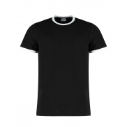 Koszulka Fashion Fit Ringer - black/white