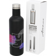 Butelka Pinto z izolacją próżniowo miedzianą, czarny