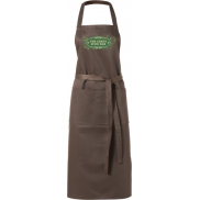 Fartuch Viera z 2 kieszeniami, brazowy