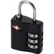 Kłódka do bagażu Kingsford TSA, czarny