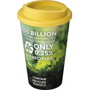 Kubek termiczny z serii Brite-Americano o pojemności 350 ml, żółty