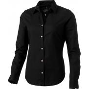 Damska koszula Vaillant z tkaniny Oxford z długim rękawem, 2xl, czarny