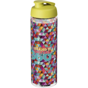 Bidon H2O Vibe o pojemności 850 ml z otwieranym wieczkiem, biały, zielony