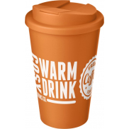 Kubek Americano® 350 ml z pokrywką chroniącą przed rozlaniem, pomarańczowy