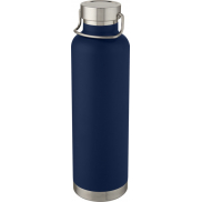 Miedziany, izolowany próżniowo bidon Thor o pojemności 1 l, niebieski