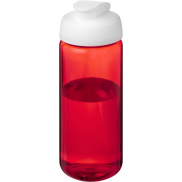 Bidon H2O Active® Octave Tritan™ o pojemności 600 ml, czerwony, biały