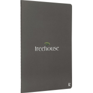 Karst® A5, dwupak z notesami z kamienia, szary