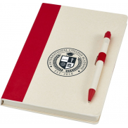 Dairy Dream zestaw z notatnikiem A5 i długopisem, czerwony
