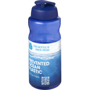 H2O Active® Eco Big Base bidon z wieczkiem zaciskowym o pojemności 1 litra, niebieski