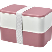 MIYO Renew dwuczęściowy lunchbox, różowy, biały