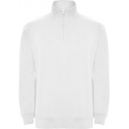 Aneto bluza rozpinany pod szyją na suwak, roly-2xl, biały