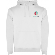 Urban męska bluza z kapturem, roly-xs, biały