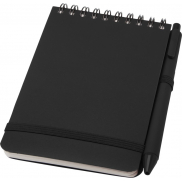 Thalaasa notatnik A6 w twardej okładce z nadrukiem oceanicznym i długopisem , czarny