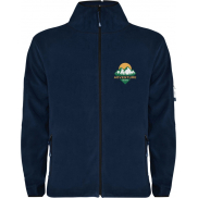 Luciane męska kurtka polarowa z zamkiem błyskawicznym na całej długości, roly-xl, niebieski