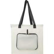 Składana torba na zakupy EcoFold z materiału RPET, o pojemności 16 l, piasek pustyni