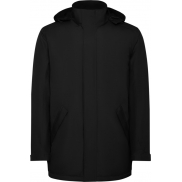 America męska ocieplana kurtka typu parka, roly-xl, czarny