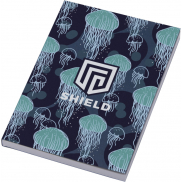 Notatnik A6 Novella Austen z miękką okładką, 100 kartek, niebieski