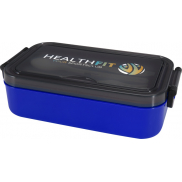 Zestaw Snappy pudełko na lunch ze sztućcami, niebieski