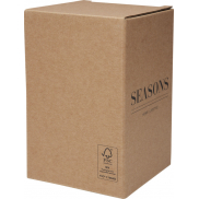 Supo dwuścienny pojemnik śniadaniowy ze stali nierdzewnej z recyklingu o pojemności 480 ml, biały