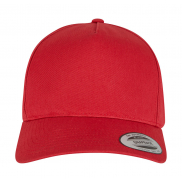Czapka z daszkiem 5-Panel Curved Classic Snapback - mars red
