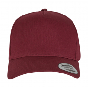 Czapka z daszkiem 5-Panel Curved Classic Snapback - maroon