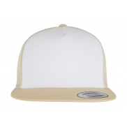 Czapka Trucker - gold/white/beige
