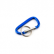Brelok do kluczy, karabińczyk - granatowy
