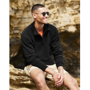 Bluza z krótkim zamkiem Classic - white