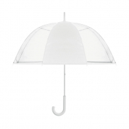 23-calowy parasol manualny - biały
