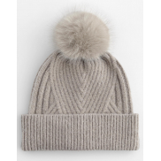 Snow Luxe Beanie - natural stone